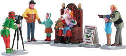 Lemax - Photos With Santa - Set Of 5 - Kersthuisjes & Kerstdorpen