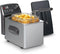 Fritel Turbo SF4050 - Friteuse - Dubbel verwarmingselement - Grijs
