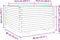vidaXL - Plantenbak - 80x80x49,5 - cm - massief - grenenhout - wit