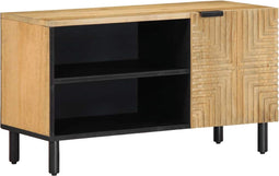 vidaXL - Tv-meubel - 80x31,5x46 - cm - massief - mangohout - bruin