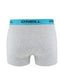 O'Neill Heren Boxershorts 3-Pack – Comfortabele Katoenmix – Cloudy Blue, Zwart & Grijs – Maat M