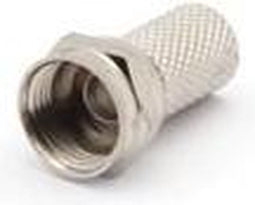 F CONNECTOR MANNELIJK RG59/U, TWIST-ON (CF02B)