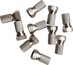 F-stekker 25 stuks met afdichtingsring Kabeldiameter: 7.20 mm
