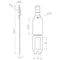 Klika - Scanvaantje pocket transparant 25x38mm - 800 stuks