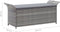 vidaXL - Opbergbankje - met - kussen - 138 - cm - poly - rattan - grijs