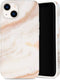 Selencia iPhone 14 - Backcover - 100% gerecycled - Wit Marmer