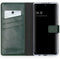 Selencia Galaxy A42 - Echt Lederen Bookcase - 3 Pashouders - Groen