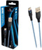 EgoGear SCH10-P5-WH - USB A naar USB type-C Kabel - 300 cm - Blauw Zwart