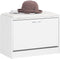 SoBuy FSR16-W - Schoenenrek - Ruimtebesparend 60x30x48 cm - Wit