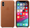 Apple iPhone Xs - Leren Hoesje - Echt leder - Bruin