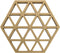 Zone Denmark Triangles Onderzetter 16 x 14 x 0,9 cm Khaki