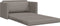 vidaXL - Hoekbankbed - 2-in-1 - Taupe - 124x71x78 - cm - Stof