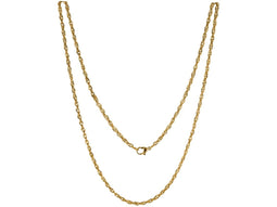 LOCKits 980600421 - Stalen Collier - Heli Twist - Goudkleurig - 80 cm
