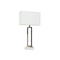 Bureaulamp Home ESPRIT Wit Zilverkleurig 50 W 220 V