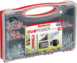 fischer Red-Box DuoPower - Pluggen en schroeven set - 140 stuks (set van 140)