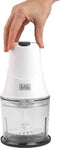 Black & Decker BXCH260E elektrische hakmolen 0,5 l Transparant, Wit 260 W