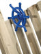 KBT Speelgoed Stuurwiel Boot in Blauw - Accessoire voor Speelhuisje of speeltoestel - 35 cm