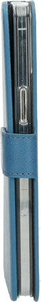 Mobiparts iPhone 12 Pro Max - Flip cover - Ruimte voor pasjes - Steel Blue