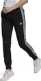 Adidas Essentials French Terry 3-Stripes Joggingbroek Zwart Dames - Maat XS