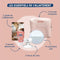 DODIE Borstvoedingsset - 9-delige kit met borstvoedingsbalsem en gids - Terracotta