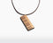 Houten Ketting – Piano – Esdoorn & Walnoot