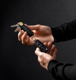 Orbitkey Sleutelhouder / Sleutelhanger - Saffiano Key Organiser 2.0 - Zwart
