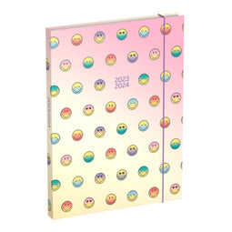 Schoolagenda 2023/2024 Lannoo Smiley WD Graduated Dreams 7dagen/2pagina's 148x200mm