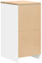 vidaXL - Garagekast - 40x51x85 - cm - massief - grenenhout - wit