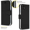 Accezz Wallet Softcase Bookcase Samsung Galaxy A22 (5G) - Kunstleer - 3 Pashouders - Zwart
