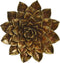 Wanddecoratie DKD Home Decor Gouden Hars (23 x 3 x 23 cm)