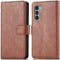 iMoshion Hoesje Geschikt voor Motorola Moto G200 Hoesje Met Pasjeshouder - iMoshion Luxe Bookcase - Bruin