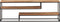 vidaXL - Tv-meubel - 130x30x45 - cm - massief - acaciahout