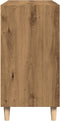 vidaXL - Dressoir - 103,5x35x70 - cm - bewerkt - hout - artisanaal - eikenkleurig