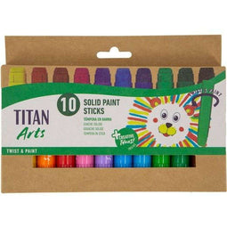 Titan Arts - Vaste temperaverven - Multicolour (10 Onderdelen)