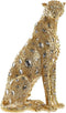 Decoratieve figuren DKD Home Decor Luipaard Hars Modern (23,5 x 15 x 37 cm)