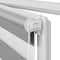 vidaXL - Duo - rolgordijn - 120 - x - 175 - cm - grijs