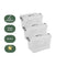 BRASQ Opbergbox Set van 3 - 20 Liter - Stapelbaar - 39x29x18 cm (set van 3)