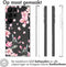 iMoshion Hoesje Geschikt voor Samsung Galaxy S23 Ultra Hoesje Siliconen - iMoshion Design hoesje - Roze / Blossom Watercolor