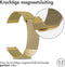 imoshion Milanees magnetisch bandje - Universeel 20 mm aansluiting - Maat M - Goud