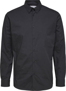 SELECTED HOMME SLHSLIMMICHIGAN - Overhemd - Slim fit - Zwart - M