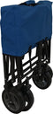 Outdoor Opvouwbare Bolderwagen Blauw/Grijs/Zwart
