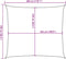 vidaXL - Zonnezeil - 3x2,5 - m - 100% - polyester - oxford - lichtgrijs