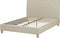 SENNEZ - Tweepersoonsbed - Beige - 140 x 200 cm - Polyester