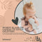 Bebemoss Ginger het Konijn - Knuffeldier - Knuffels - Handgemaakt Speelgoed - Biologisch Katoen - Babygift - Geel