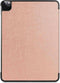 imoshion Tablet Hoes - Geschikt voor iPad Pro 12.9 (2022) / Pro 12.9 (2021) / Pro 12.9 (2020) / Pro 12.9 (2018) - Trifold Bookcase - Rosé Goud