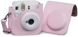 Cullmann RIO Fit 120 - Camerahoes voor Fujifilm Instax Mini 12 - Afneembare bovenkant - Roze