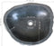 vidaXL - Wastafel - ovaal - 37-46x29-36 cm - riviersteen - antraciet