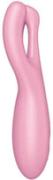 Satisfyer, vibrator, oplegvibrator, 'Treesome 4', 14 cm, met app, 3 motoren, voor stimulatie van clitoris en schaamlippen
