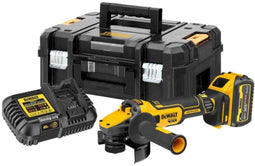 DeWALT DCG409VST1 - Accu haakse slijper 125mm 18V XR FlexVolt Advantage 6.0Ah - Borstelloze motor - Variabele snelheidscontrole