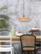 GOOD&MOJO Hanglamp Palawan - Bamboe/Wit - Ø40cm - Scandinavisch,Bohemian - Hanglampen Eetkamer, Slaapkamer, Woonkamer